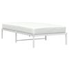 vidaXL Estrutura de cama 107x203 cm metal branco