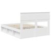 vidaXL Estrutura da Cama com cabeceira Branco 140 x 190 cm