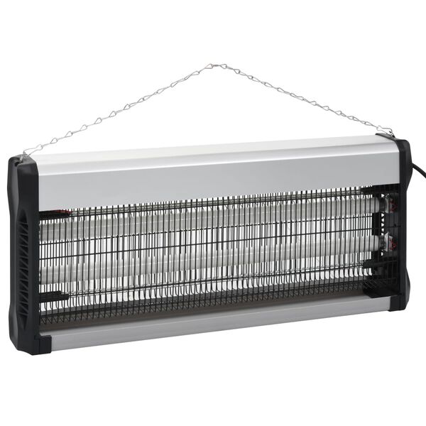 vidaXL Eletrocutor de insetos alum&iacute;nio ABS 40 W preto