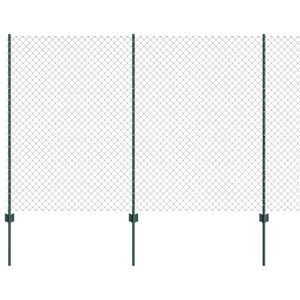 vidaXL Cerca com Poste Verde