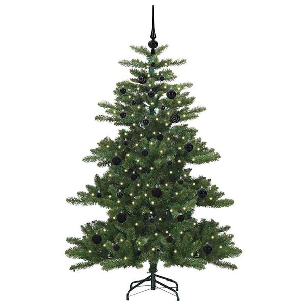 vidaXL &Aacute;rvore de Natal Articulada Artificial Verde 150 cm PVC e A&ccedil;o