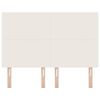 vidaXL Cabeceira Creme 160 cm Tecido de Veludo Cotele