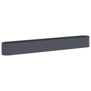 vidaXL Cama de Jardim Elevada Antracite 360 x 40 x 40 cm