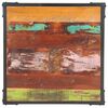 vidaXL Mesa de centro 60x60x35 cm madeira recuperada maciça
