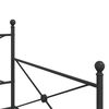 vidaXL Cama de dia com gavetão sem colchão 100x190 cm aço preto