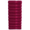 vidaXL Toalhas de m&atilde;os premium SOLUND 10 pcs 50x100 cm 600 gsm bord&ocirc;