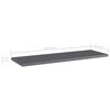 vidaXL Prateleiras para estante 4 pcs 60x20x1,5cm contraplacado cinza