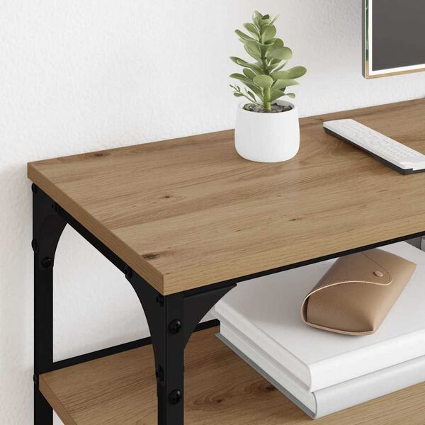 vidaXL Gabinete para TV Carvalho Artesanal 160 x 30 x 50 cm