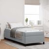 vidaXL Cama Box Cinzento-claro 80 x 200 cm tecido