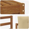 vidaXL Conjunto de Sof&aacute;s para Exterior 4 pcs Natural e Bege