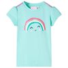 T-shirt infantil menta-claro 116