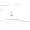 vidaXL Toldo Retr&aacute;til Cinzento-claro 500 &times; 300 cm Tecido e Metal