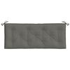 vidaXL Almofadões banco jardim 2pcs 120x50x7cm mesclado cinza-escuro