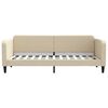 vidaXL Sof&aacute;-cama 80x200 cm tecido cor creme