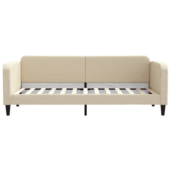 vidaXL Sof&aacute;-cama 80x200 cm tecido cor creme