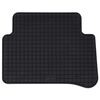 vidaXL Tapete de carro 4 pcs Preto Adequado para MERCEDES E 2009-2016