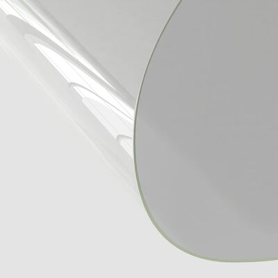 vidaXL Protetor de mesa Ø 100 cm 2 mm PVC transparente