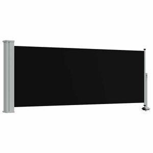 vidaXL Toldo lateral retr&aacute;til para p&aacute;tio 100x300 cm preto