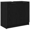 vidaXL Arm&aacute;rio de Banheiro Carvalho Preto 64,5 x 33,5 x 59 cm