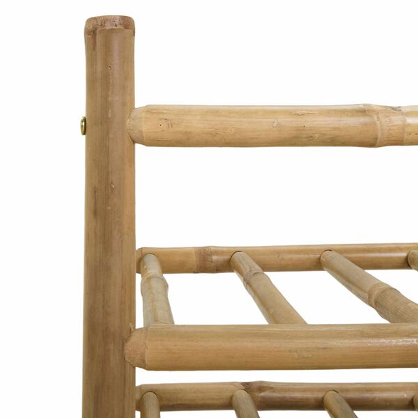 vidaXL Escorredor de Vinho Natural 57 x 29,5 x 72 cm Bambu