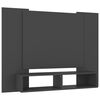 vidaXL Arm&aacute;rio de parede p/ TV 120x23,5x90 cm deriv. de madeira cinza