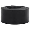 vidaXL Borda de borracha para limpa-neves 250x15x2 cm preto