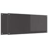 vidaXL Painel de cozinha 2 unid. Cinza Escuro 120 x 50 cm