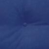 vidaXL Travesseiro para Costas Azul Pol&iacute;cia 180 x 24 x 50 cm Veludo