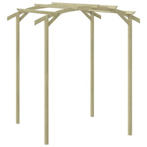 vidaXL P&eacute;rgola de jardim 180x197x210 cm madeira de pinho impregnada
