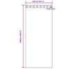 vidaXL Cortinas Blackout com Argolas 2 pcs Branco Puro 260 x 140 cm