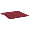 vidaXL Almofad&otilde;es p/ cadeiras jardim 2pcs tecido oxford vermelho tinto