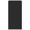 vidaXL Aparador 79x38x80 cm derivados de madeira preto