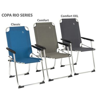 Bo-Camp Cadeira de campismo dobrável Copa Rio Classic cinzento