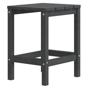vidaXL Mesa de jardim Adirondack 38x38x46 cm PEAD antracite