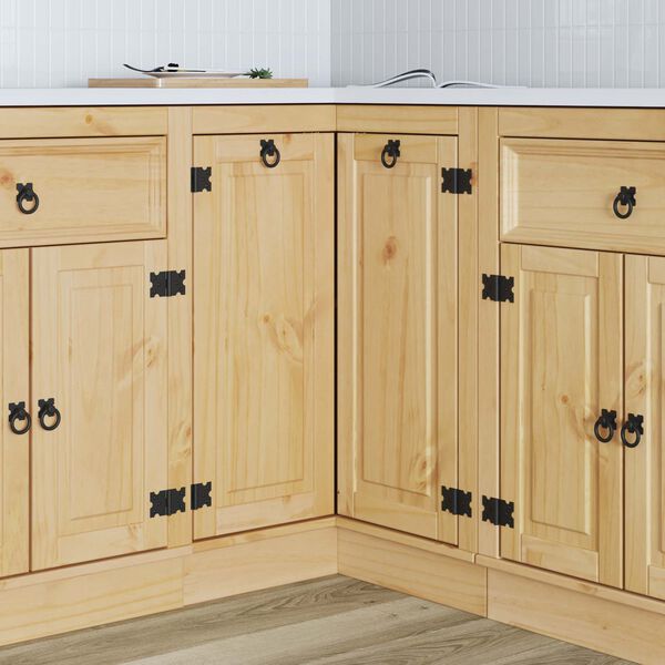 vidaXL Arm&aacute;rio com prateleira SKI Castanho Mel 60 x 32 x 40 cm