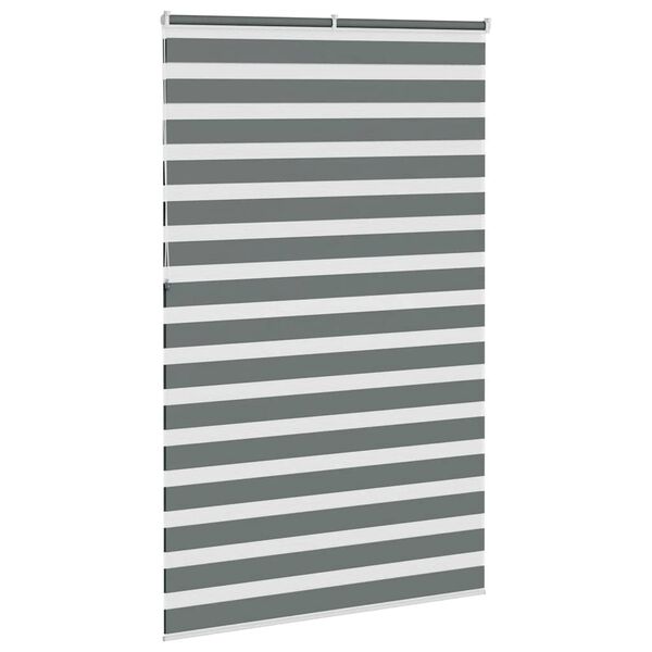 vidaXL Cortina de zebra 150x230 cm largura do tecido 145,9cm poli&eacute;ster