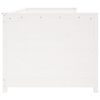 vidaXL Sof&aacute;-cama sem colch&atilde;o 90x190 cm madeira de pinho maci&ccedil;a branco