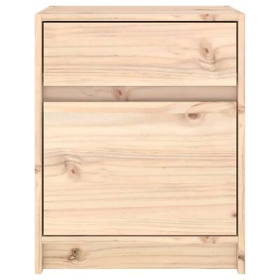 vidaXL Mesa de cabeceira 40x31x50 cm madeira de pinho maciça