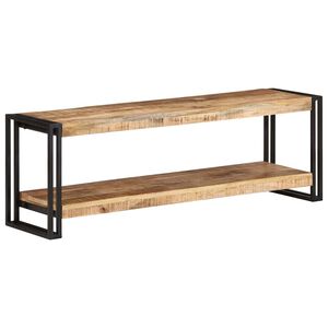 vidaXL M&oacute;vel de TV 120x30x40 cm madeira de mangueira &aacute;spera