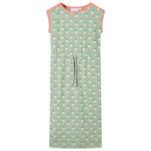 vidaXL Vestido para crian&ccedil;a menta velho 116