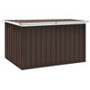 vidaXL Caixa de arruma&ccedil;&atilde;o para jardim 149x99x93 cm castanho