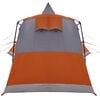 vidaXL Tenda Teepee com telhado Cinza e Laranja 720 x 465 x 295 cm