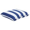 vidaXL Almofadas decorativas 4pcs 50x50 cm tecido riscas azul/branco
