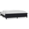 vidaXL Cama com molas/colch&atilde;o 180x210 cm veludo preto