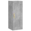 vidaXL Arm&aacute;rio de parede 34,5x34x90 cm derivados madeira cinza cimento