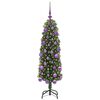 vidaXL &Aacute;rvore de Natal Artificial Verde 120 cm PVC e A&ccedil;o e Pl&aacute;stico