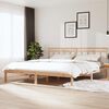 vidaXL Estrutura de cama 160x200 cm pinho maci&ccedil;o
