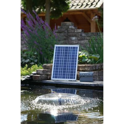 Ubbink Conjunto SolarMax 1000 com painel solar bomba e bateria 1351182