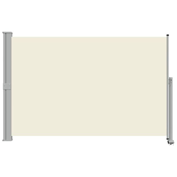 vidaXL Toldo lateral retr&aacute;til para p&aacute;tio 160x300 cm creme