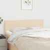 vidaXL Cabeceiras creme 144x5x78/88 cm tecido